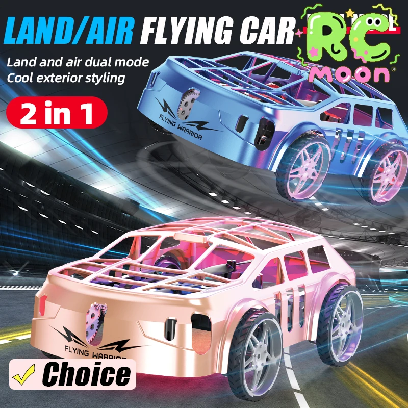 

Remote Control Cars 2.4G Cross-Border 2-In-1 Flight Cool Illumination Multi-Function Stunt Electirc Vehicle Boys Toy Kids Gifts