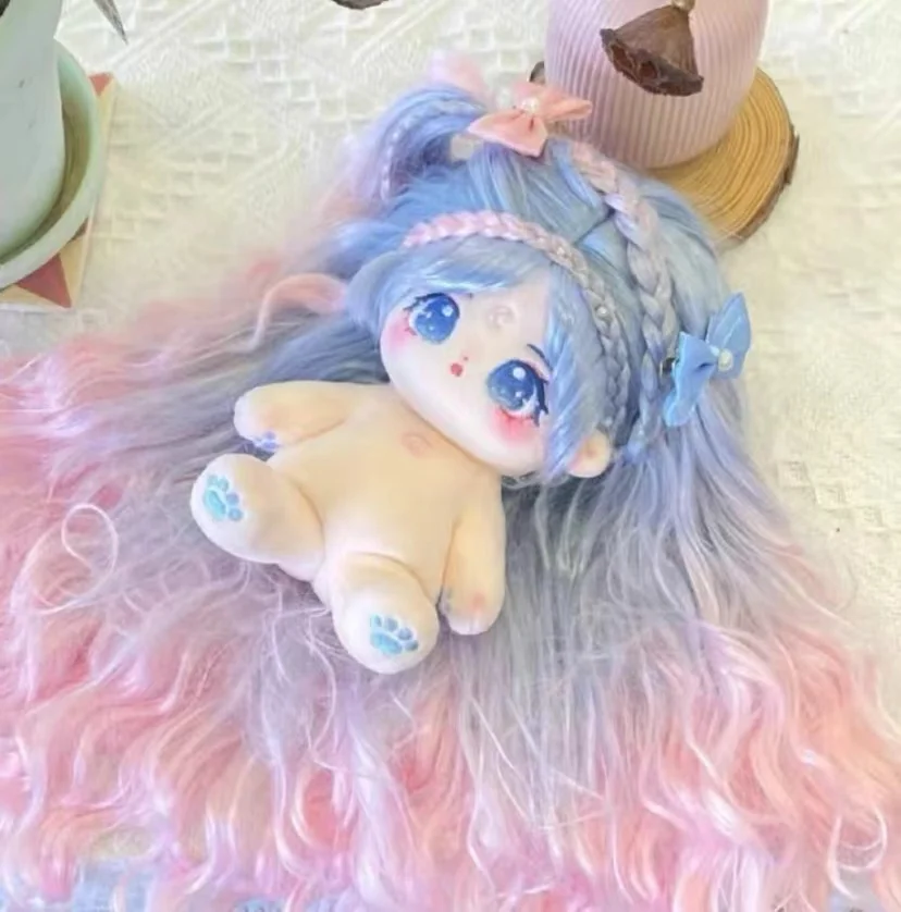 Plushie Lolita Princess Pink Blue 20cm Doll Toy Body Stuffed Plush Game Cosplay Kids Gift Cute X Limited