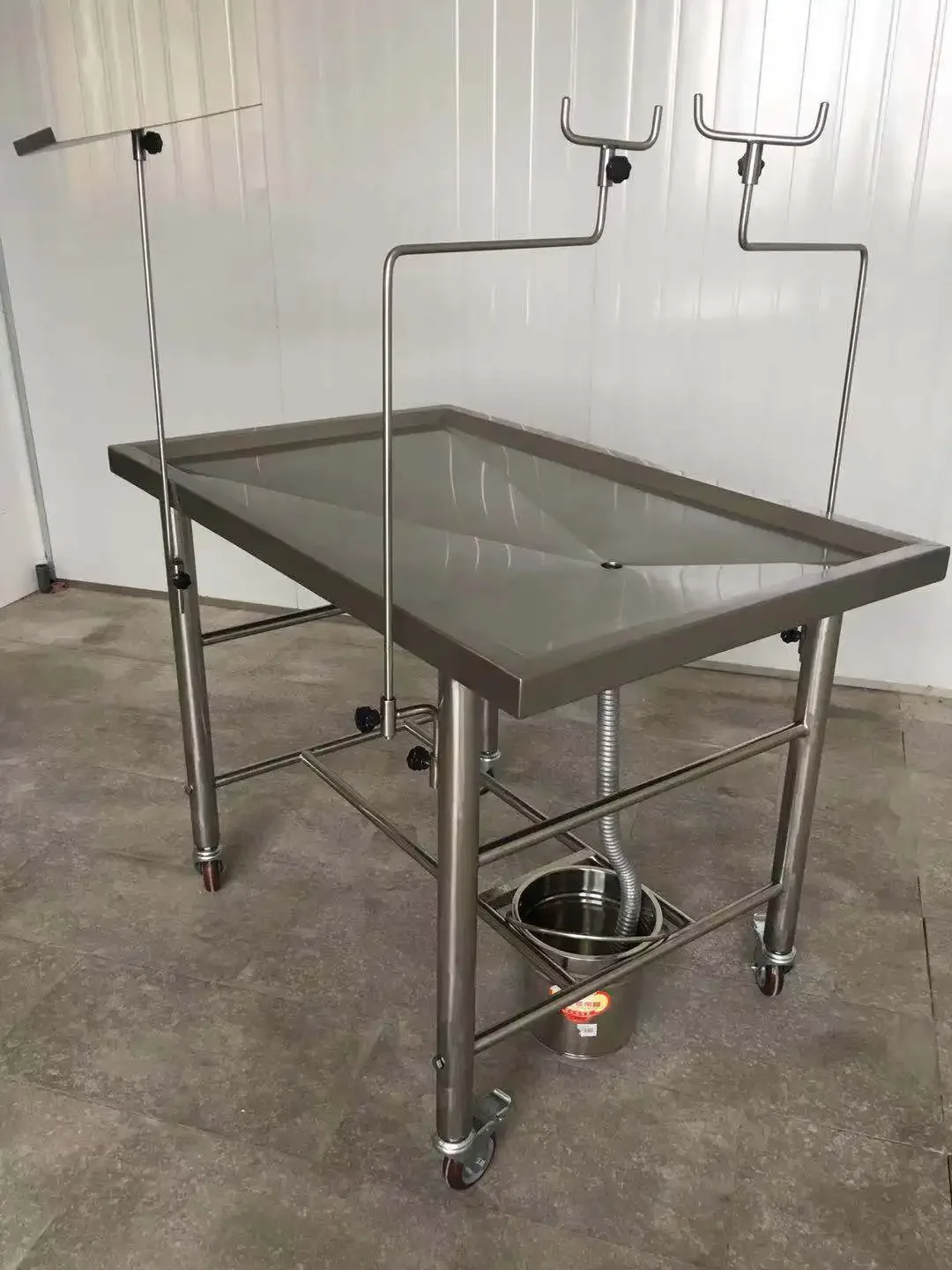 a forRoundfin Veterinary Surgical Equipment Animal Surgical Anatomy Table Vet Operating Table
