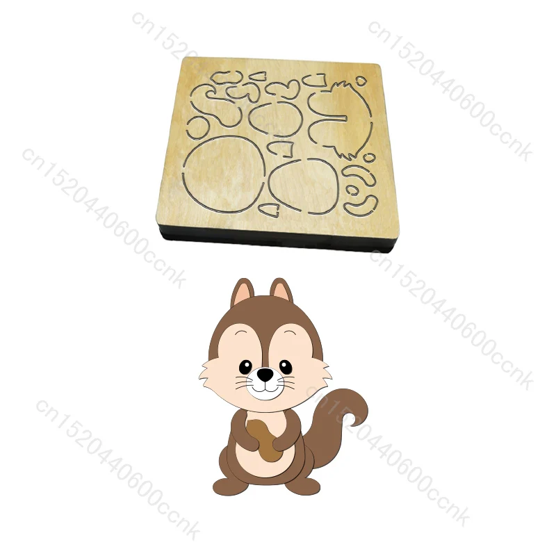 New squirrel wooden dies cutting dies for scrapbooking Multiple sizes V-4836