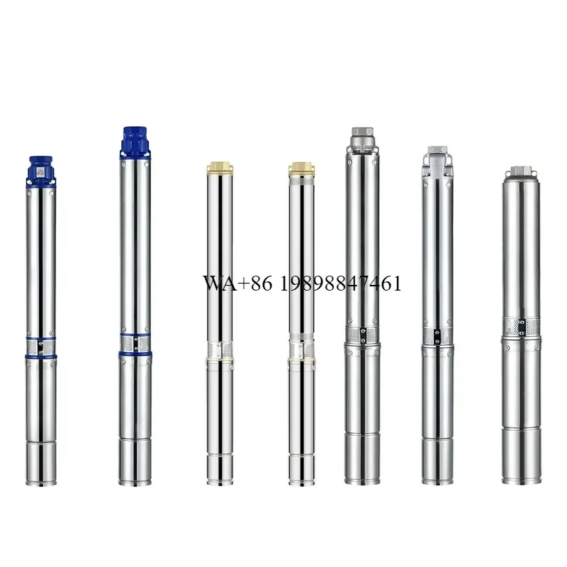 Wmwmnu Stainless Steel AC Motor High Pressure High Head Deep Well Submersible Pump 220V 380V for Agriculture