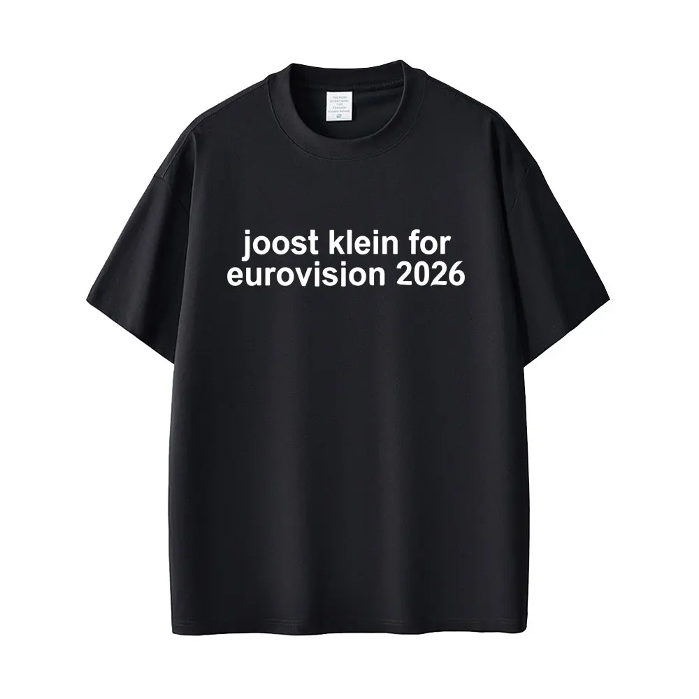 

Funny Joost Klein for Eurovisions 2026 T Shirts Men Women Casual Vintage Oversized T-shirt Male Fashion High Quality T-shirts