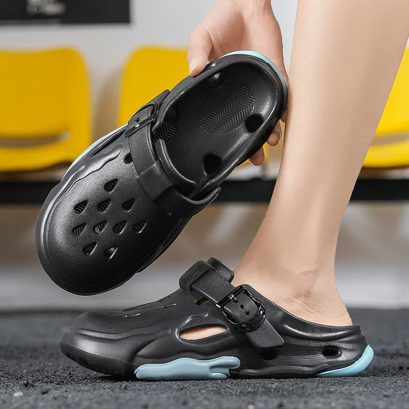 

EVA Hollow Out Clogs Men Anti Slip Summer Quick Dry Water Shoes Beach Sandals