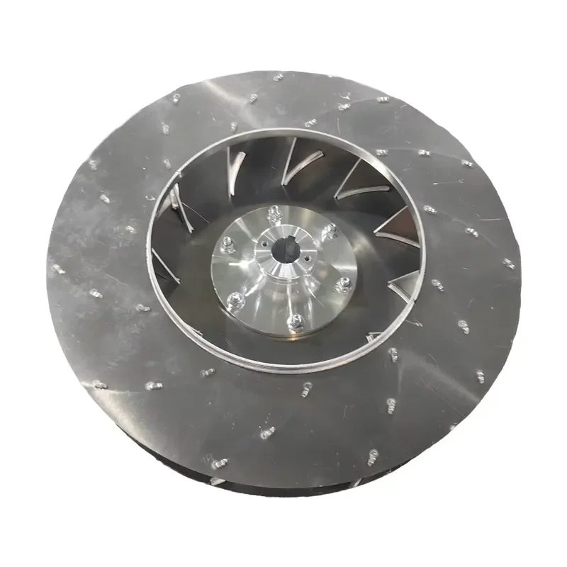 High Stability Aluminum Impeller Wind Wheel Blade for Dust Collector Purifier for Farm Oven Catering Ventilation Fan Parts