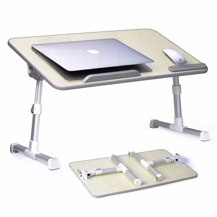 

Multifunction Simple Folding Laptop Desk Dormitory Computer Table With Cooling Fan Lifting Small Table BedDesk