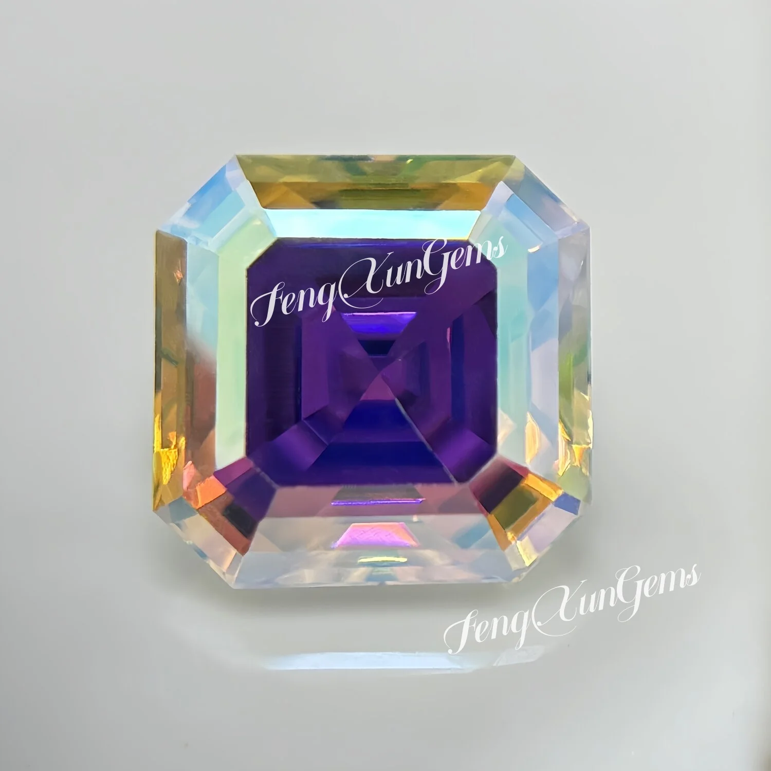

AB Color Asscher 0.5-7ct Moissanite Loose Stone Excellent Cut Real Moissanite Diamonds Lab Growm Diamonds With GRA Certificate