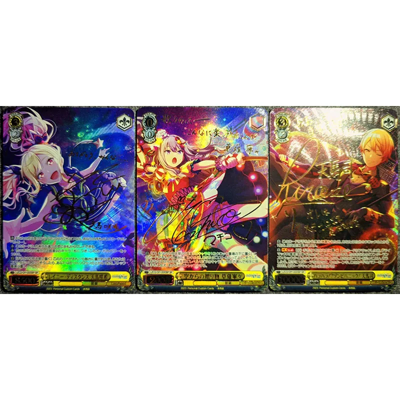 Anime Weiss Schwarz DIY ACG Kusanagi Nene Tenma Saki Tenma Tsukasa Boys Play Toys Collectible Cards Christmas Birthday Gifts