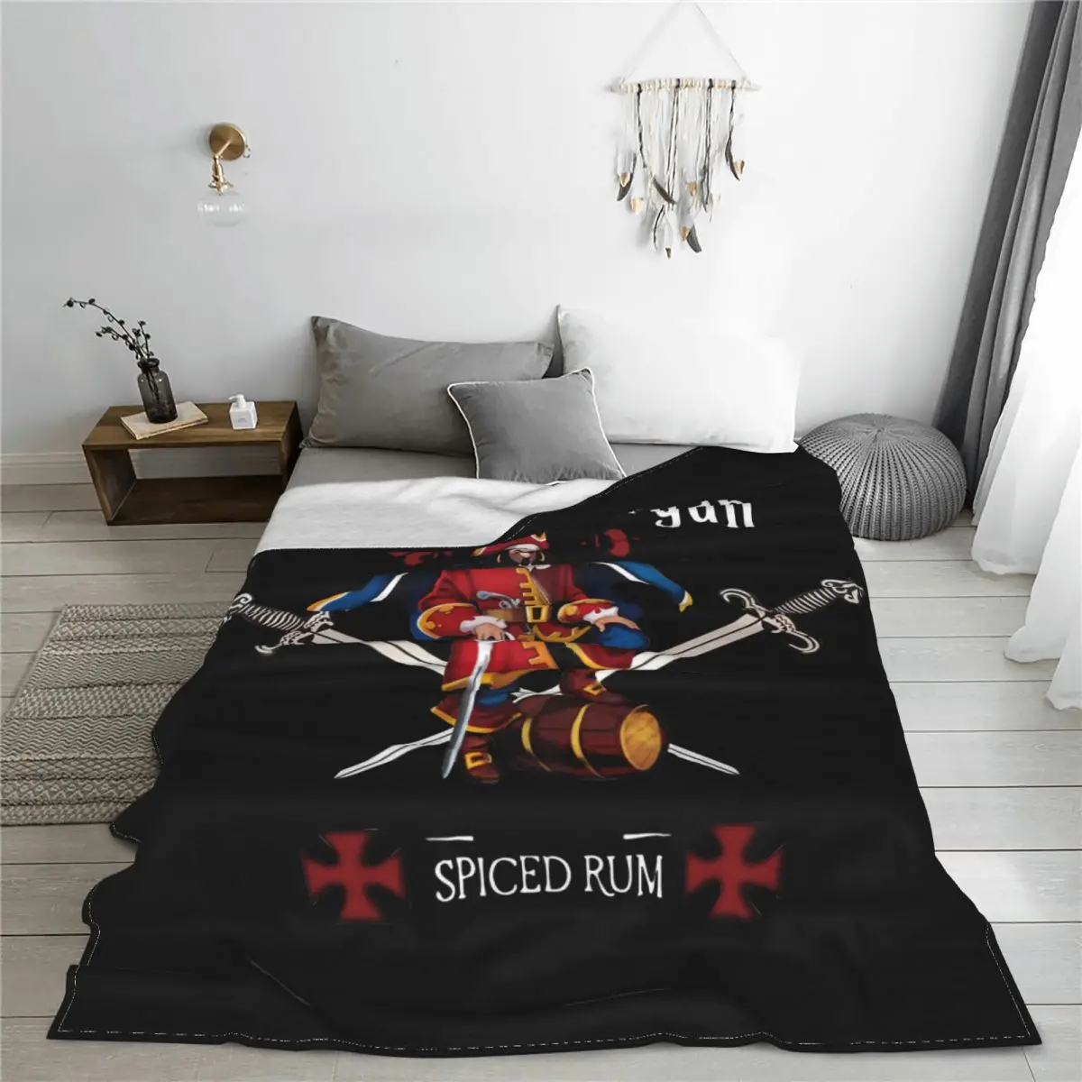 Captain Morgan Blanket Plush Awesome Soft Throw Blanket for Chair Covering Sofa Decoration