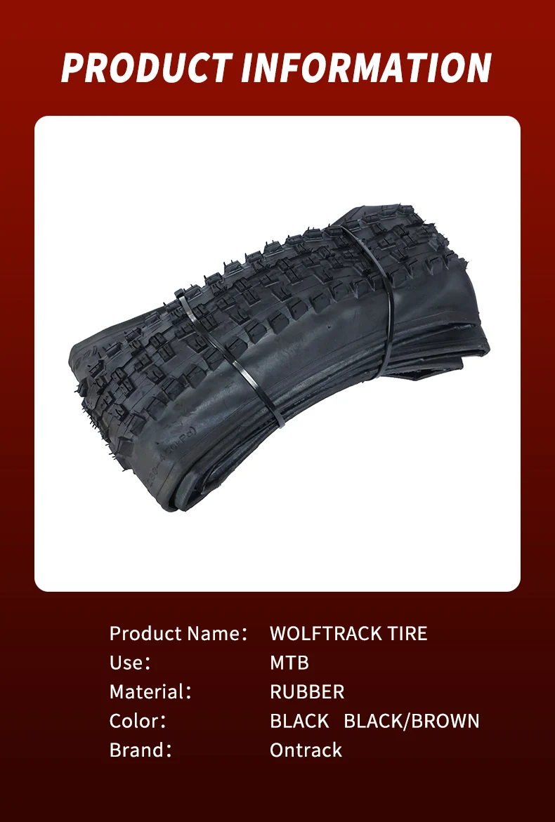 ONTRACK FALTBAND 27,5/29X2,35WOLF TRACK SCHWARZE WAND \ BRAUNE WAND – Detail 4