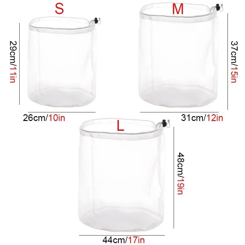 Useful Mesh Washing Bags Travel Clothing Drawstring Machine Laundry Bag for Wash Underwear Socks Clothes Bag Laundry Organizer