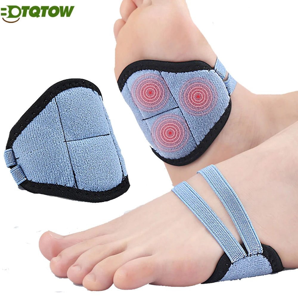 

Magnetic Therapy Arch Support Sleeves,1 Pair Plantar Fasciitis Relief for Flat Feet,Comfort Cushioned Orthotic for Men & Women