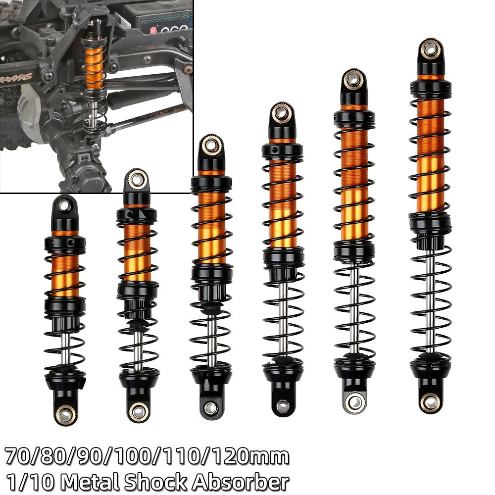 Metal Shock Absorber 70/80/90/100/110/120mm Oil Damper for 1/10 RC Crawler Car Axial SCX10 90046 AXI03007 TRX4 TRX6