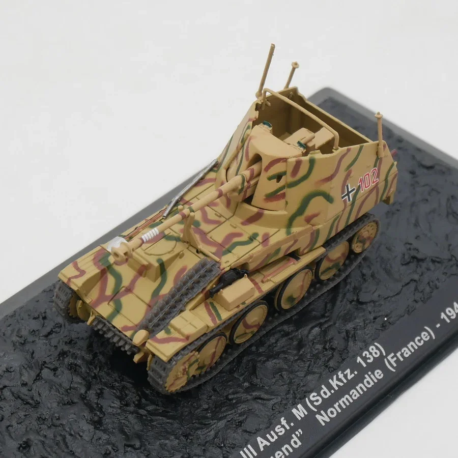 Hot Sale Ixo 1:72 Scale Diecast Alloy Marder III Sd.Kfz.138 German Squirrel 3 Tank Model Militarized Combat Track Type