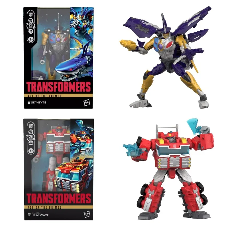 Hasbro Originele Transformers Age of The Primes Sky-Byte Heatwave Action Figure Speelgoed voor Jongens Meisjes Gift Collectible Model