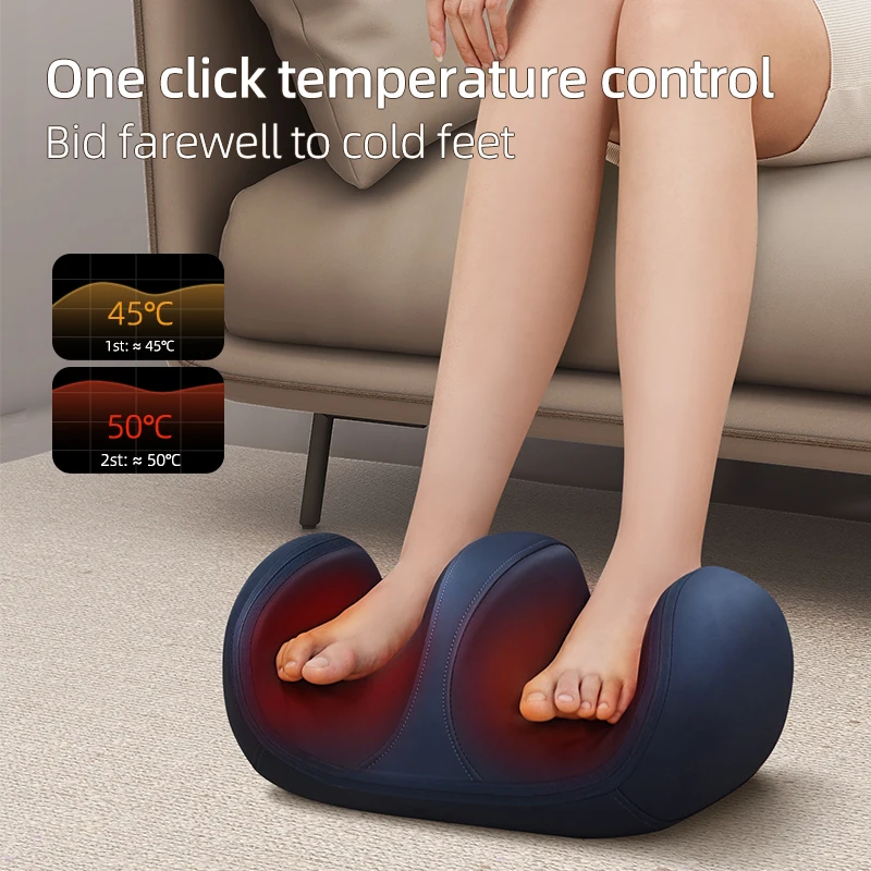 

Luxury Shiatsu Foot Massager with Heat Deep Kneading Calf Leg Massage for Circulation NeurPain Relief Premium Gift for Men Women