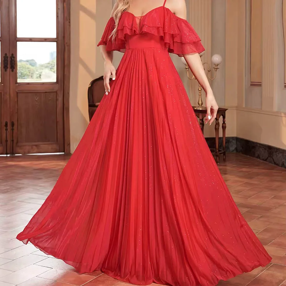 Maßgeschneiderte elegante Pailletten-Kleider für die Brautmutter, trägerlos, Spleißen, formelle Meerjungfrau, Abschlussball, luxuriöse Cocktail-Hochzeitsparty-Kleider