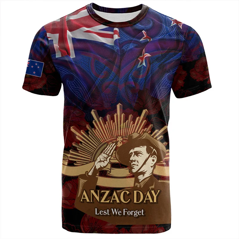 3D New Zealand Maori Rugby Ball Printed T Shirt Sports Fitness Quick Dry T-shirts For Men Kid Fashion Hawaiian Gym Clothing Tops