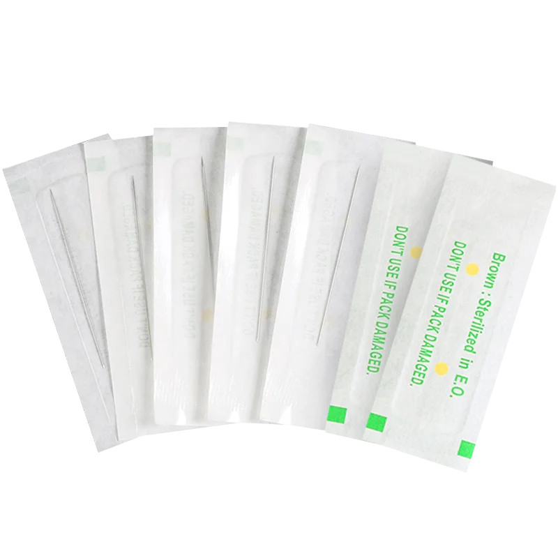 500pcs Permanent Makeup Needles 1RL Sterilized Disposable Tattoo Eyebrow Needles Free Shipping