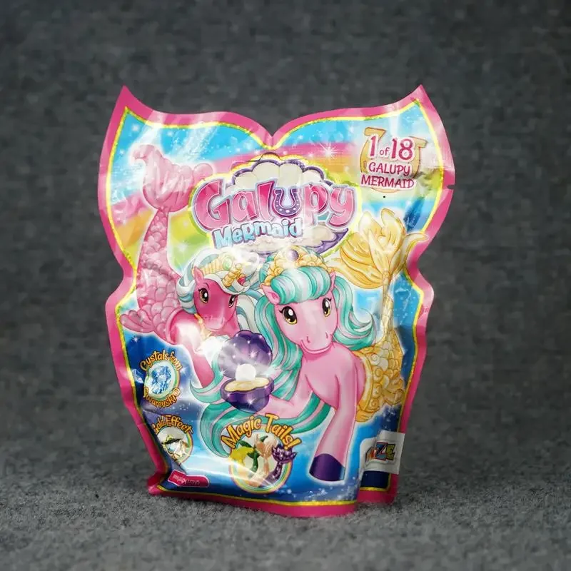 GALUPY sirenas unicornio colas mágicas bolsa ciega muñeca juguetes Anime figura modelo coleccionar adornos regalos para niños