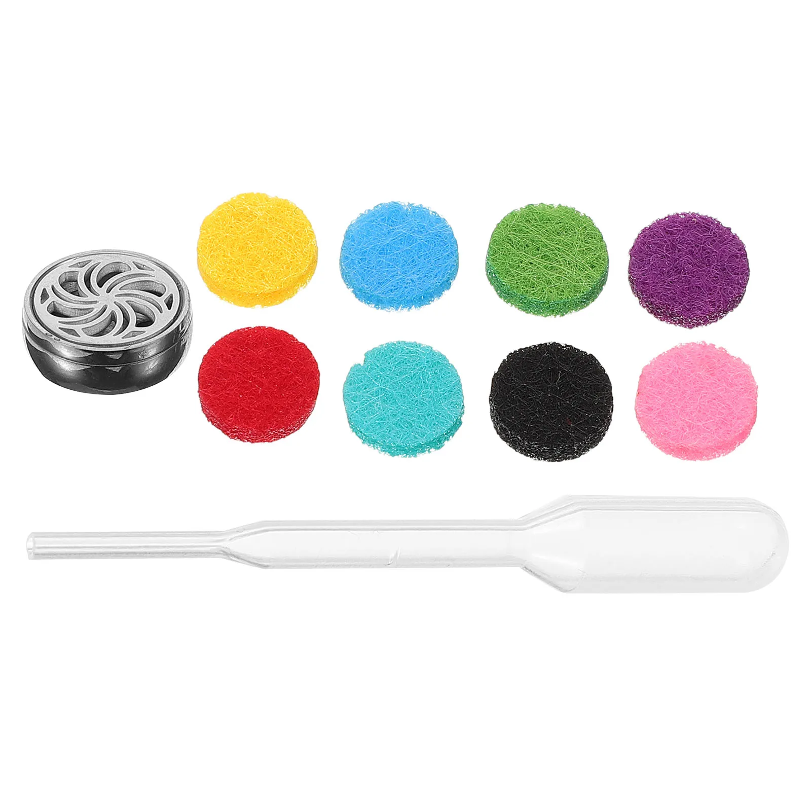 

Aromatherapy Clip Locket Buckle Oil Pendant Stainless Steel for Mask Jewelry Clothing