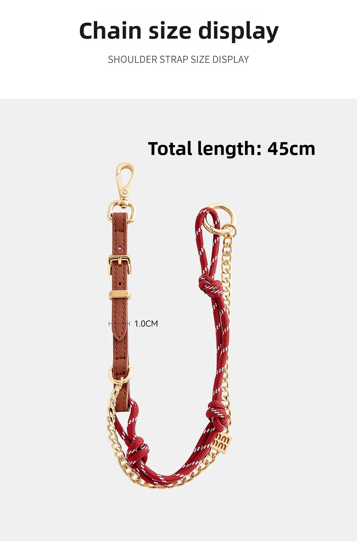 Bag Extension Chain Bag Shoulder Strap for Women Bag Strap No Drilling Underarm Diagonal Cross Bag Modification Bags Accessories