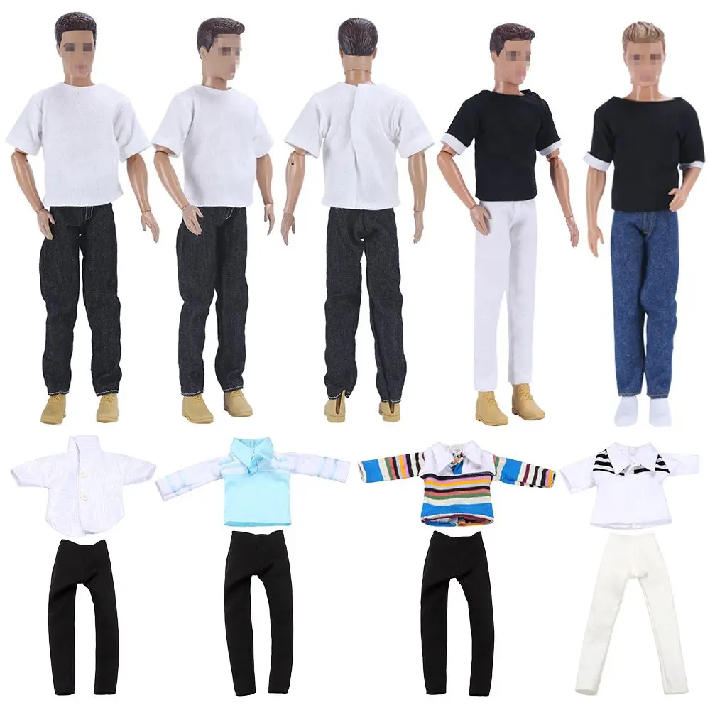 Male Doll Clothing Set Fashion Casual Wear Handmade Clothes Outfit Casual Wear For 29CM Ken Prince Doll Accessories DIY Toys