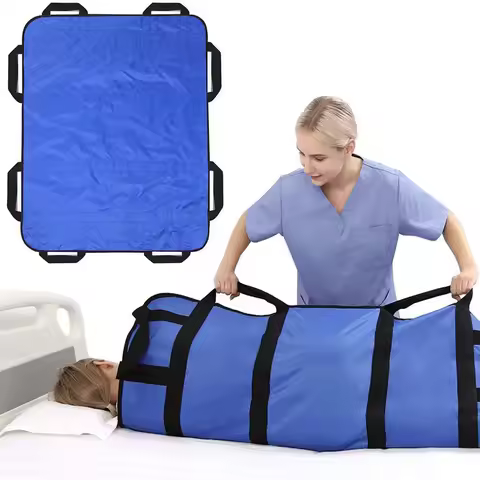 Juego de colchón y sábanas para manipulación de pacientes para torneado, reposicionamiento y transferencia: apto para discapacitados