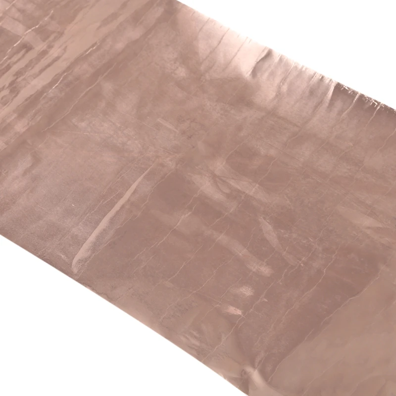 Fita de folha de cobre para proteção, folha condutora de dupla face 200x1000mm