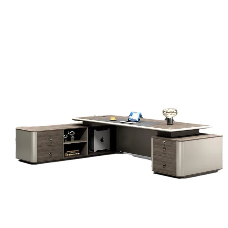 

Office desk and chair combination simple modern manager desk atmosphere creative president desk