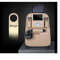 JFBONIN PU Leather Car Seat Back Storage Organizer Multifunction Storage Box Auto Styling Tidying Pocket for Vehicle