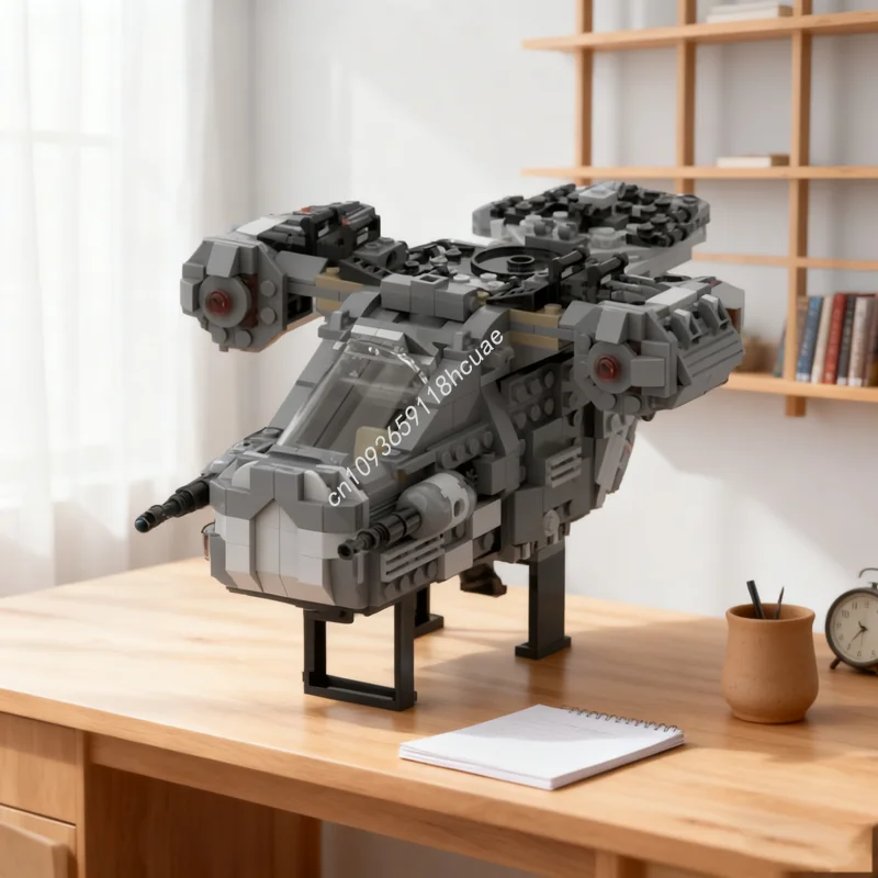 

453 шт. MOC, игровой масштаб, бритва, герб, звезда, боевая модель, строительные блоки, рождественский подарок, архитектурная игрушка, креативная идея, детский день рождения