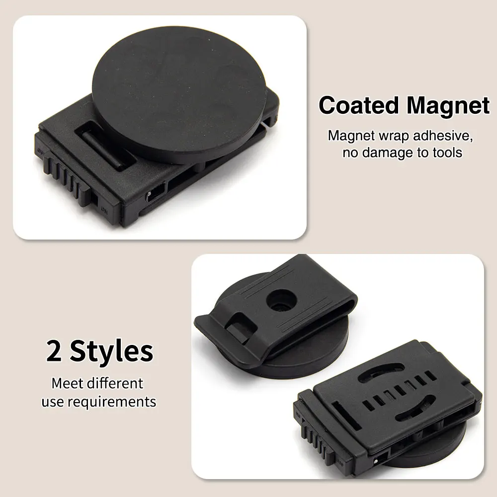 Magnetischer Werkzeughalter mit Gürtelclip, Verstellbarer Tragbarer Gummi-Magnetverschluss, Schrauben-Hardware-Clip für Gürtel – Detail 7