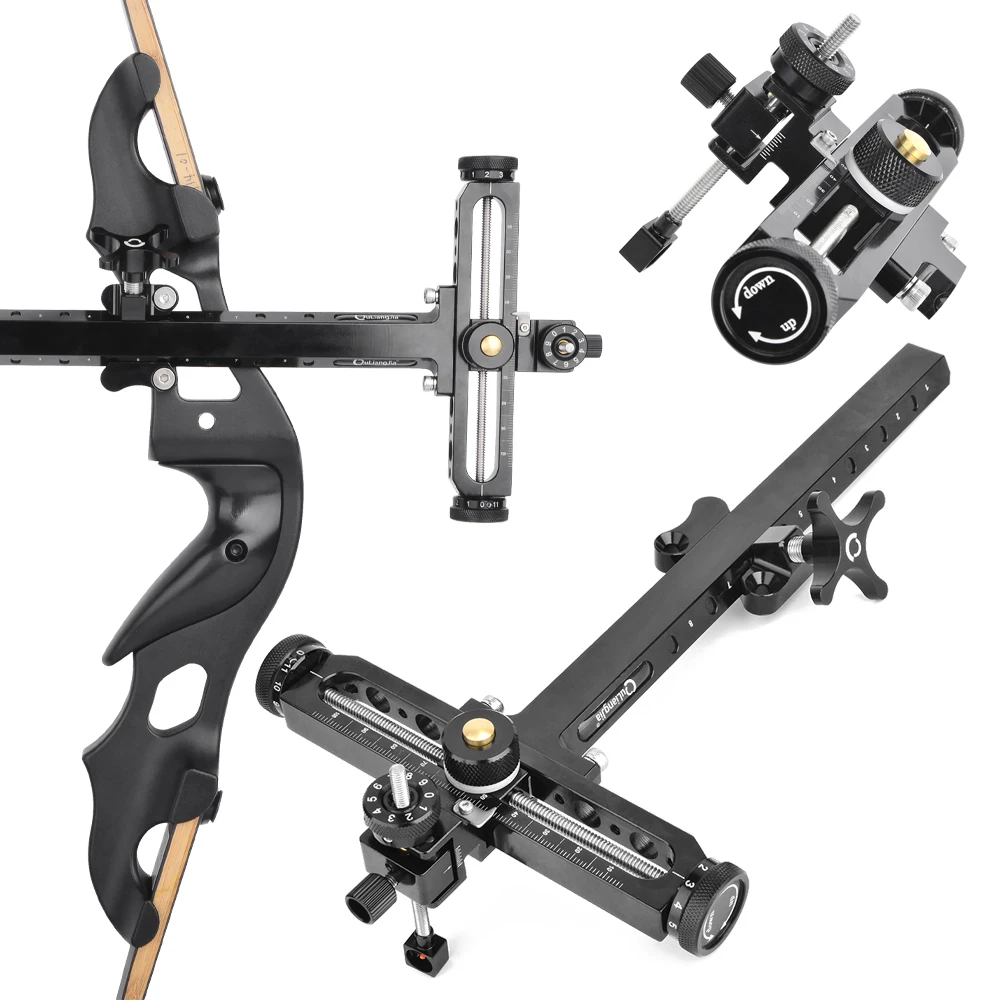 

1 шт. изогнутый прицел для лука из алюминиевого сплава для правой руки, стрельба из лука, охотничий прицел для лука, конкурентоспособная мишень