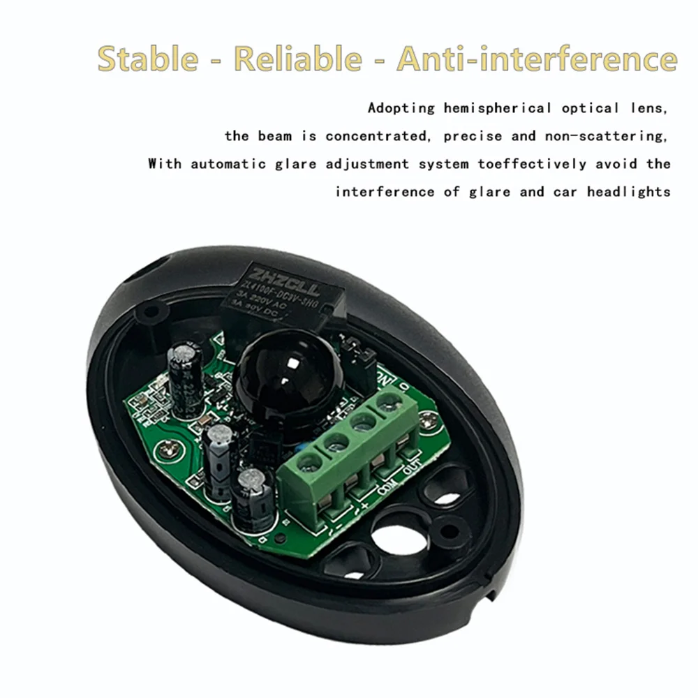 Infrared Sensor KiFor Gate Opener Outdoor Gate Safety Photocell IR Beam Photo Eye Sensor Motion Detector