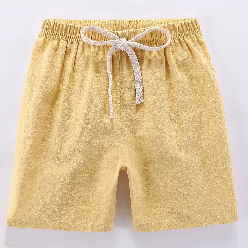 2-10Y New Children\'s Pants Summer Thin Beach Shorts Boys Girls  Cotton Breathable  Short Pants