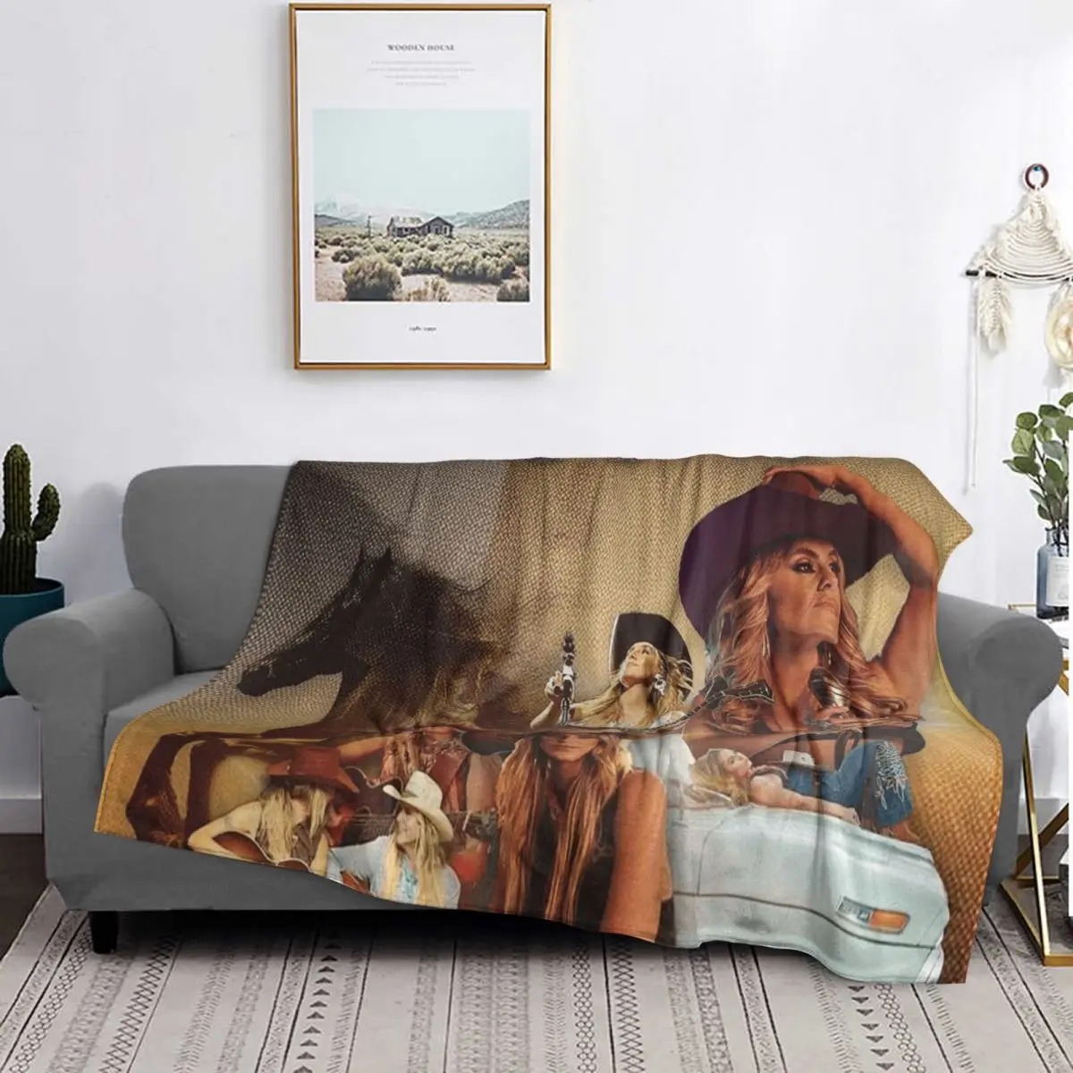 

Lainey Wilson - Country's Cool Again Portrait Blankets Soft Warm Flannel Throw Blanket Bedding for Bed Living room Picnic Home