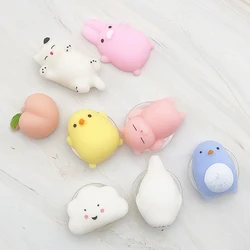 Soft Pinch Round Foldable Finger Ring CHICK Phone Holder for IPhone Samsung Huawei Xiaomi Support Lazy Cat Stand Bracket