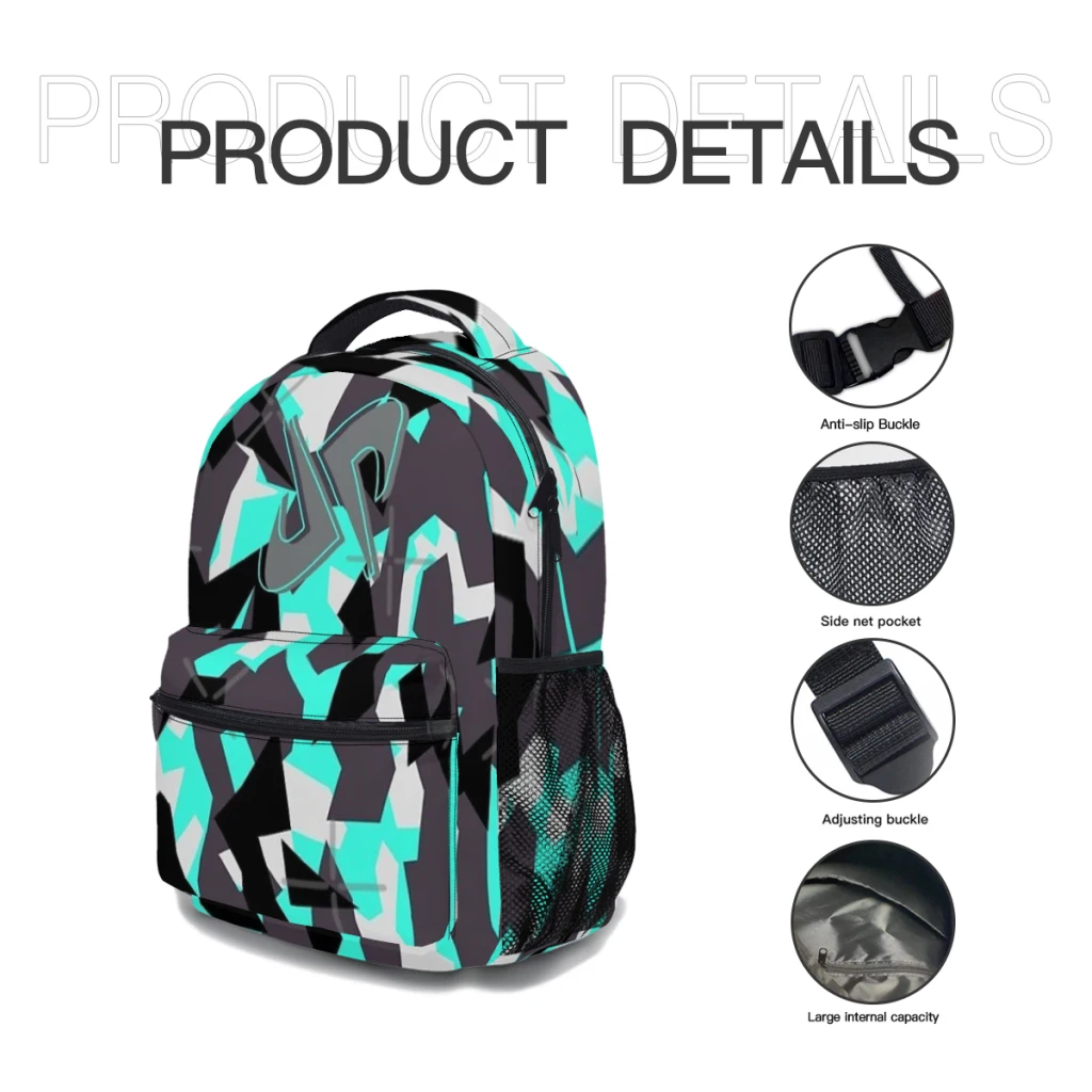 New Fashionable  NEW Dud. Perfect Backpack 5 Elite Camo 2021 Pattern School Bag  Print Backpack 17inch