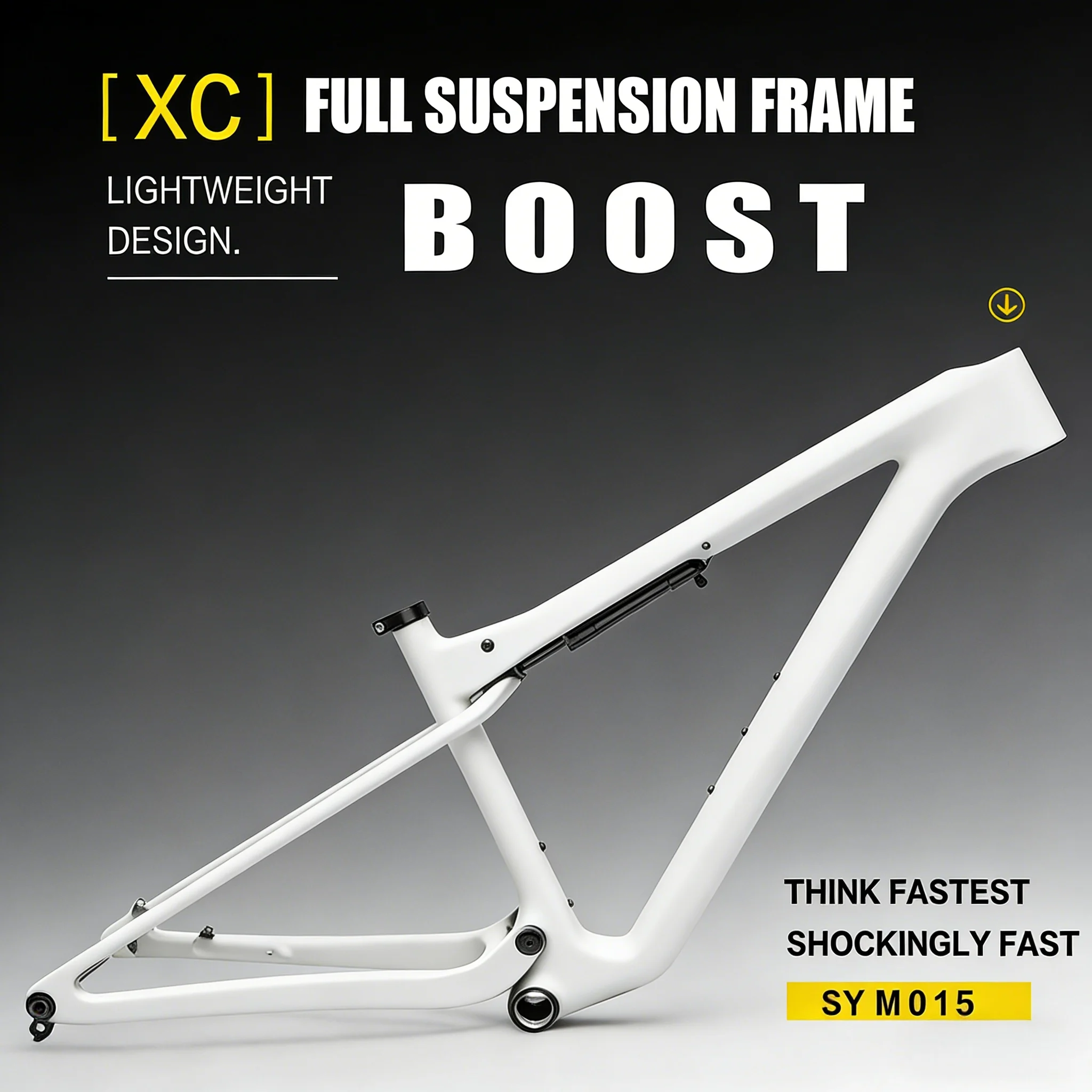 

CHIRAYDA 2026 NEW Full Suspension Mountain Bike Carbon Frame T1100 BSA 29er XC DH 148 * 12mm Carbon MTB Mountain BIke Frame