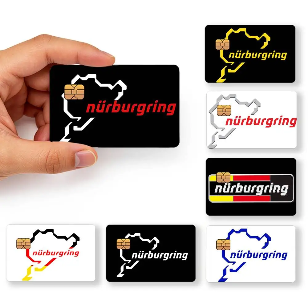 cool n-Nurburgrings car Hot Sale Decor Exquisite Card Sticker for Debit Credit Bank Cards Skin Cover Gift Student