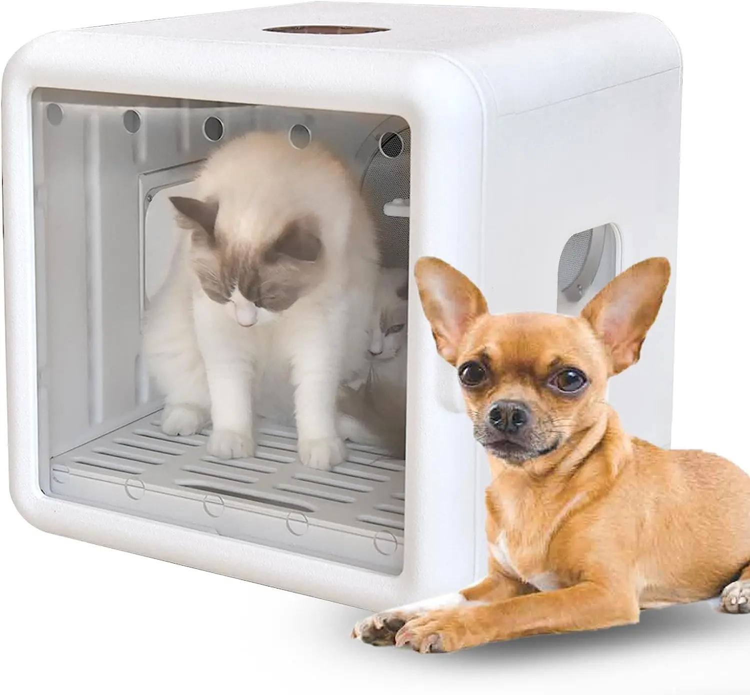 

Cat Dryer Box Automatic Pet Dryer for Small Dogs Drying Fast Drying Blower