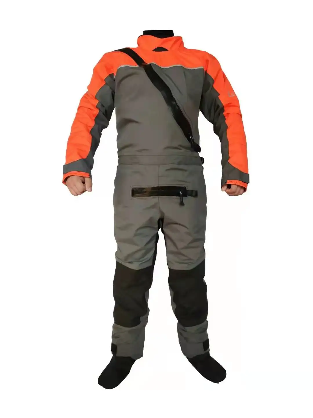 Men's Drysuit For Kayak  Kayaking Surfing Paddling  Dry Suit Waterproof Breathable Chest Wader Top Cloth DM17