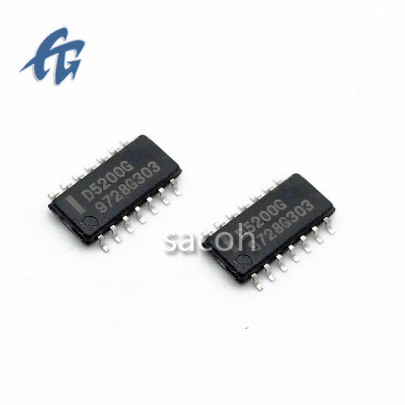 Baru asli 5 buah UPD5200G D5200G SOP-14 empat arah SPST Analog Switch Chip IC sirkuit terintegrasi kualitas baik