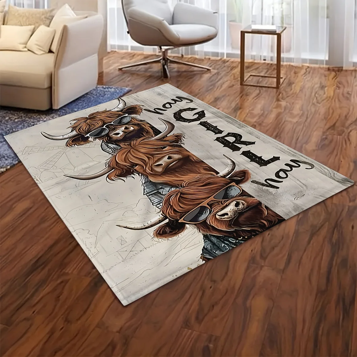 المرتفعات البقرة الفانيلا رمي بطانية ، لينة الدافئة البقرة طباعة بطانية ل أريكة السرير ، مزرعة الحيوان ديكور مكتب التخييم السفر هدية مريحة