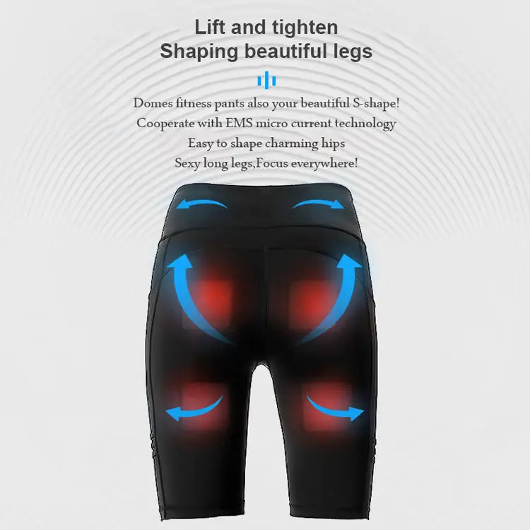 High-Performance Gym EMS Training Pants for Leg Body Workout EMS Body Suit 9 Modes 20-Level Intensity Muscle Activation
