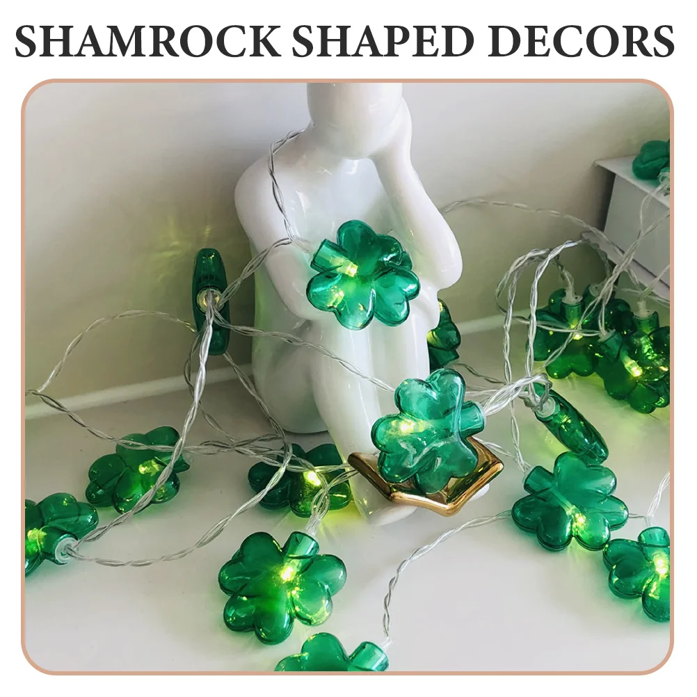 

String Lights Patrick's Day Decorations Party Favor Favors Supplies Supply Plastic