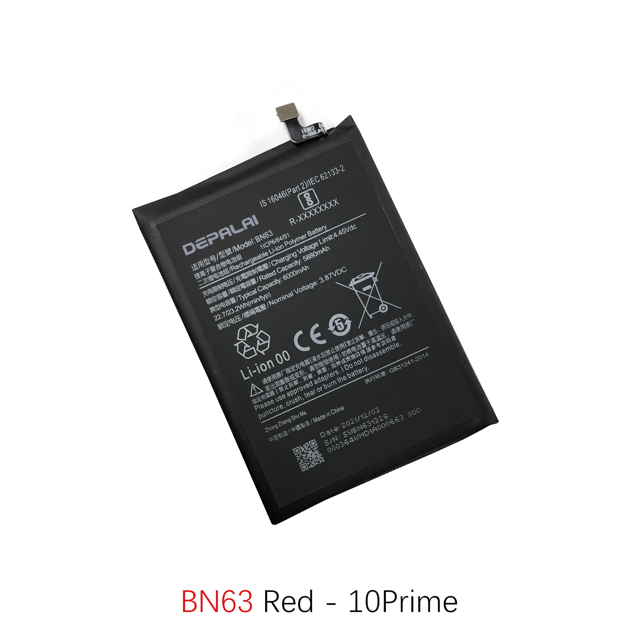 For Xiaomi Redmi 10X 5G 10XRro 10C C12C 10prime Replacement Battery BM4S BN5G BN5K BN63 BM4T Phone Batteries