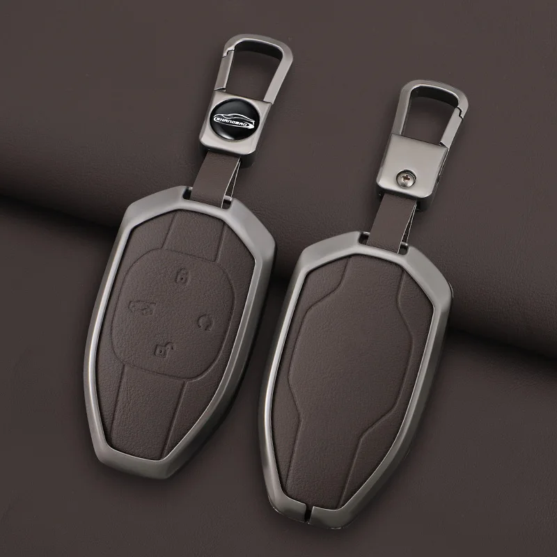 Car Zinc Alloy Key Case Holder Cover For GAC Trumpchi GS7 GS8 GM8 GS5 GA6 GM6 GN8 Empow J15 J16 2023 2022 Interior Accessories