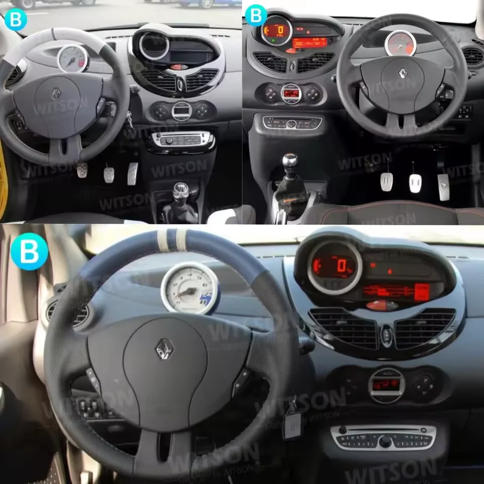 9 inch Android autoradio voor Renault Twingo 2 2007-2013 Twingo Carplay display multimediaspeler Bluetooth WIFI FM MP3 stereo GPS