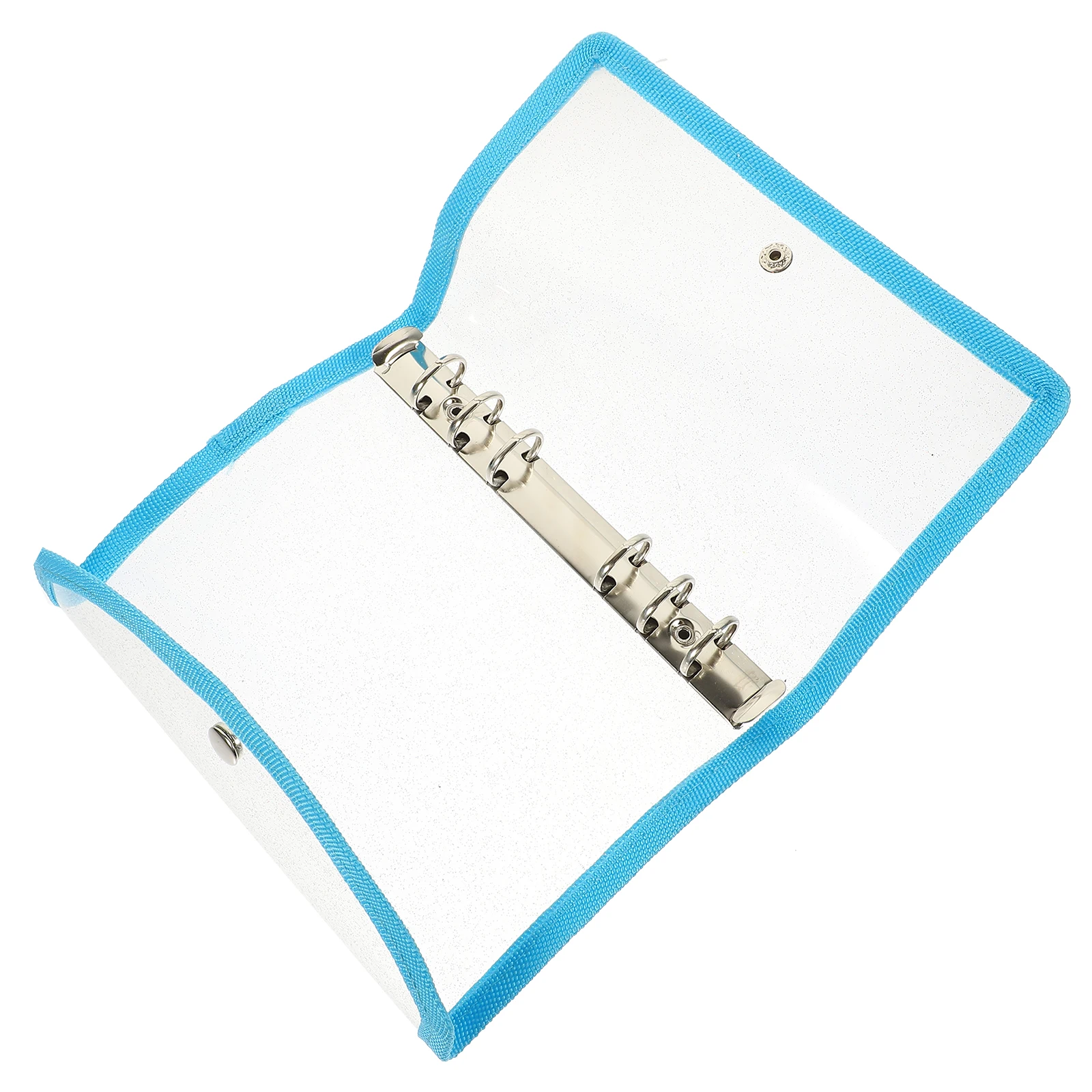 بولي كلوريد الفينيل فضفاضة ورقة الموثق غطاء A6 البلاستيك الشفاف دفتر قذيفة للمدرسة مخطط المفكرة حالة سجل القصاصات الموثق يغطي الأوسط